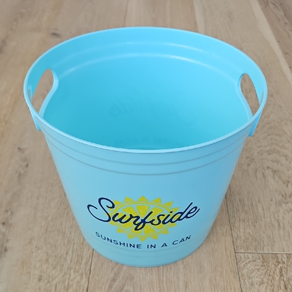 Surfside Blue Plastic Bucket